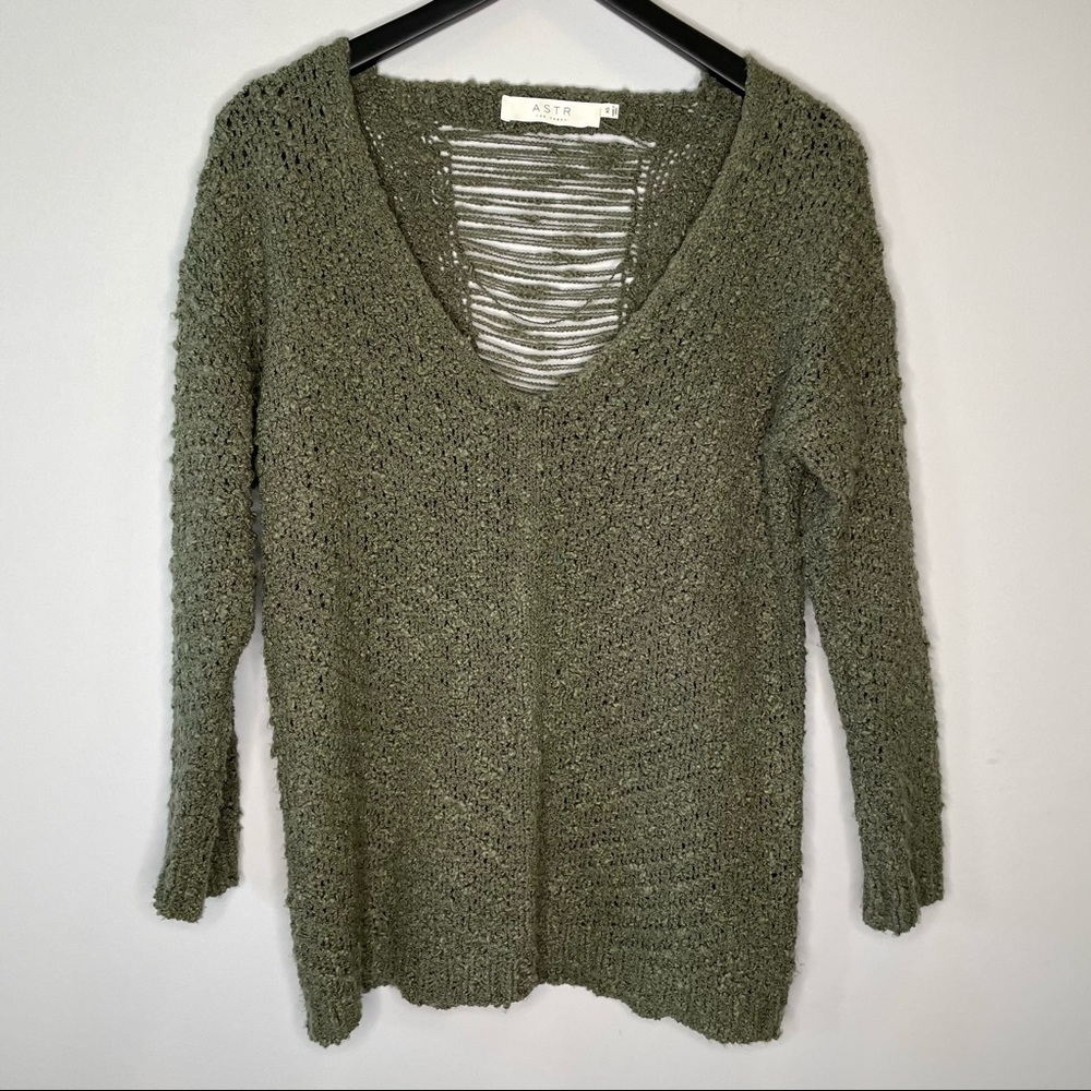 ASTR The Label Green Sweater XS